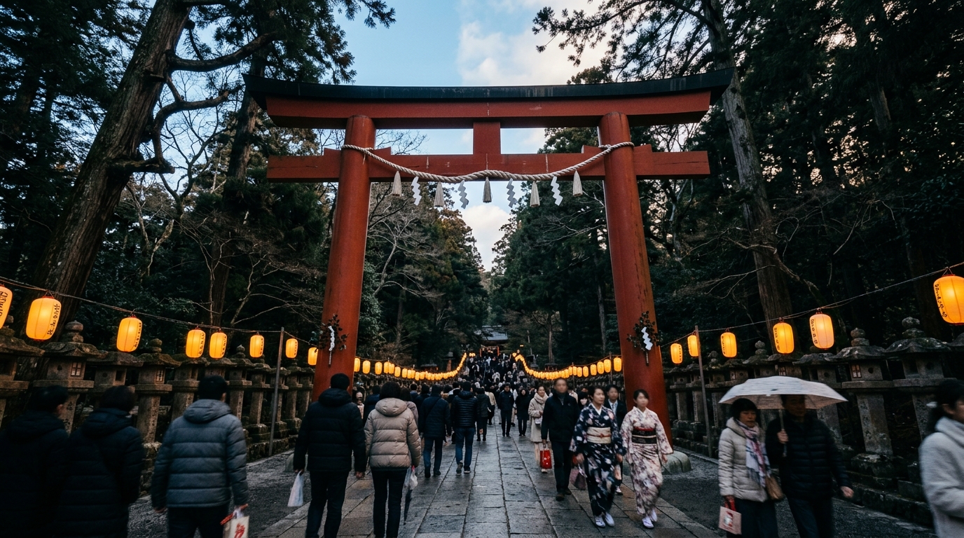 木更津最大の初詣スポット：八剱八幡神社