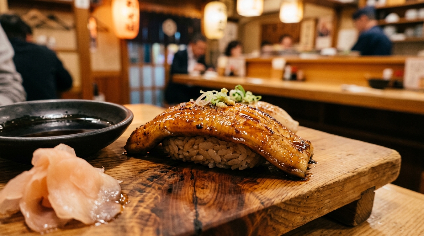 穴子・老舗寿司で味わう木更津の郷土食