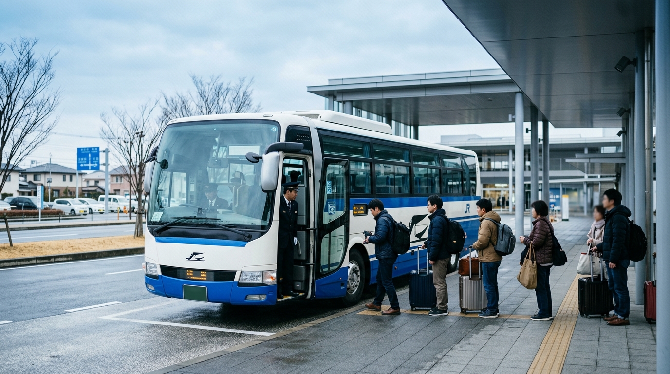 高速バスの乗り場と運賃を路線別に整理