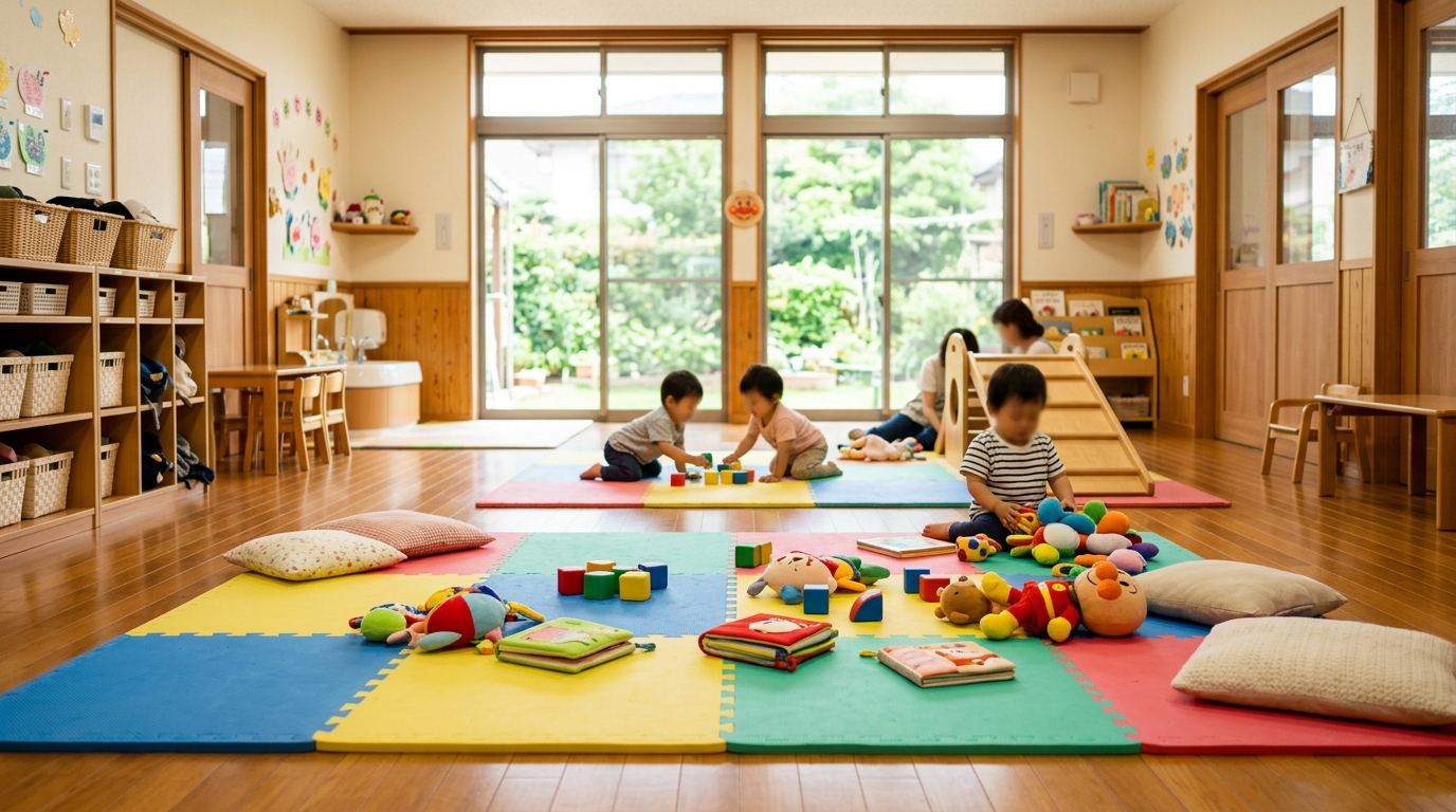 市内6か所の子育て支援センターを地区別に紹介